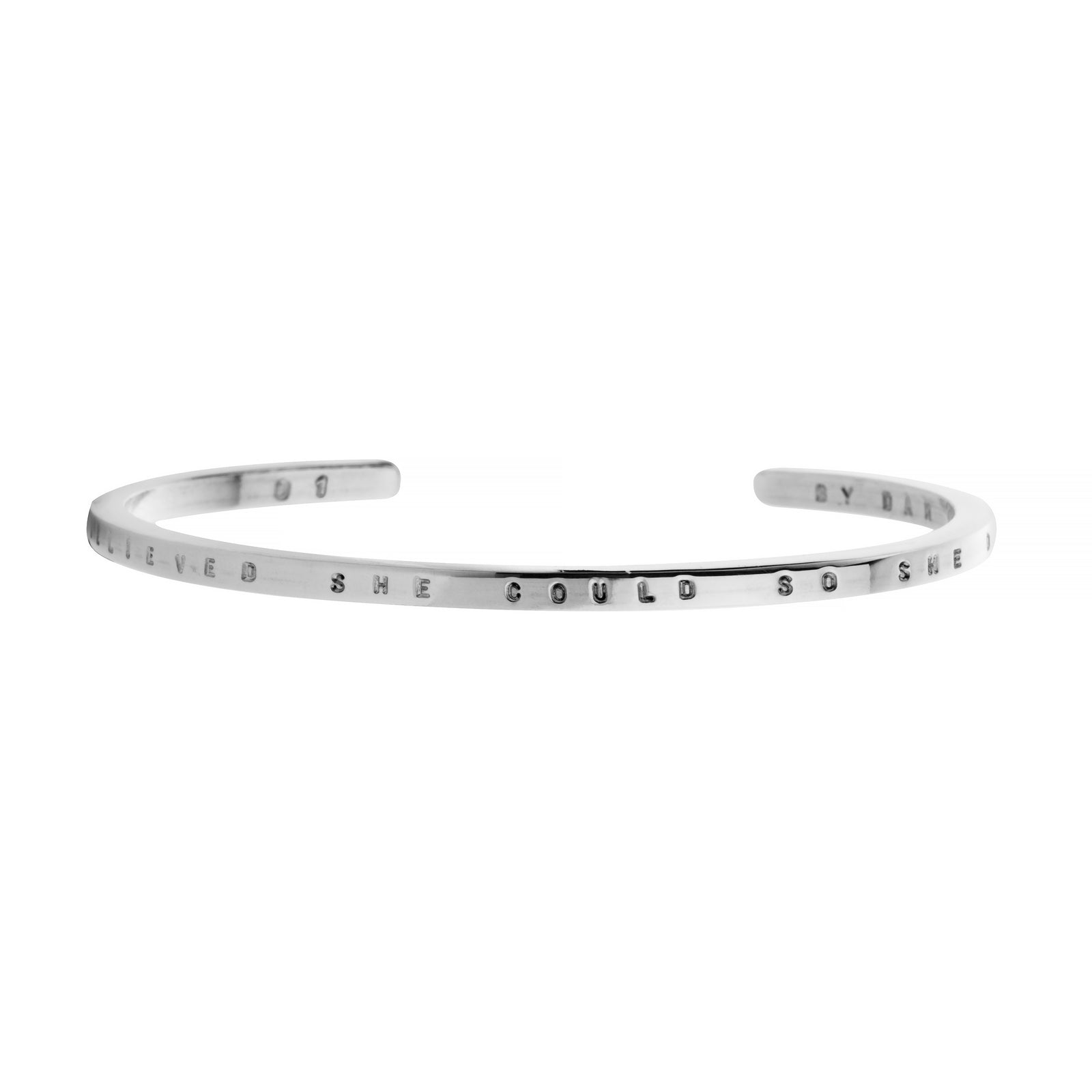 Limited Edition Silver Believe Bangle