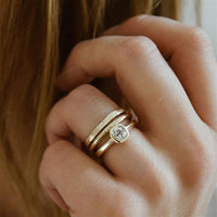 AMOR Gold Diamond Ring