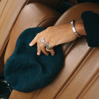 Gold Pebble Signet Ring