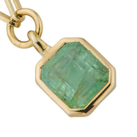 ADAYA Gold Emerald Trace Chain Necklace