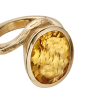 SOLANA Gold Citrine Ring