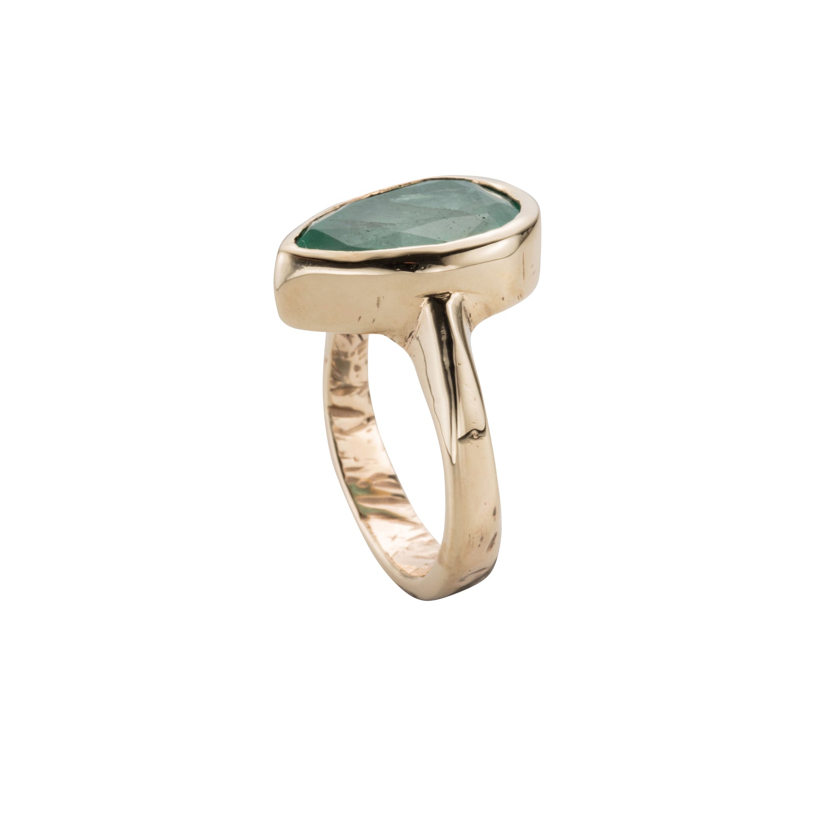 AGATHE Gold Emerald Ring