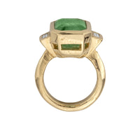 ALINA Gold Emerald & Diamond Ring