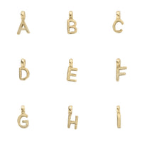 Silver & Gold Fixed Alphabet Necklace