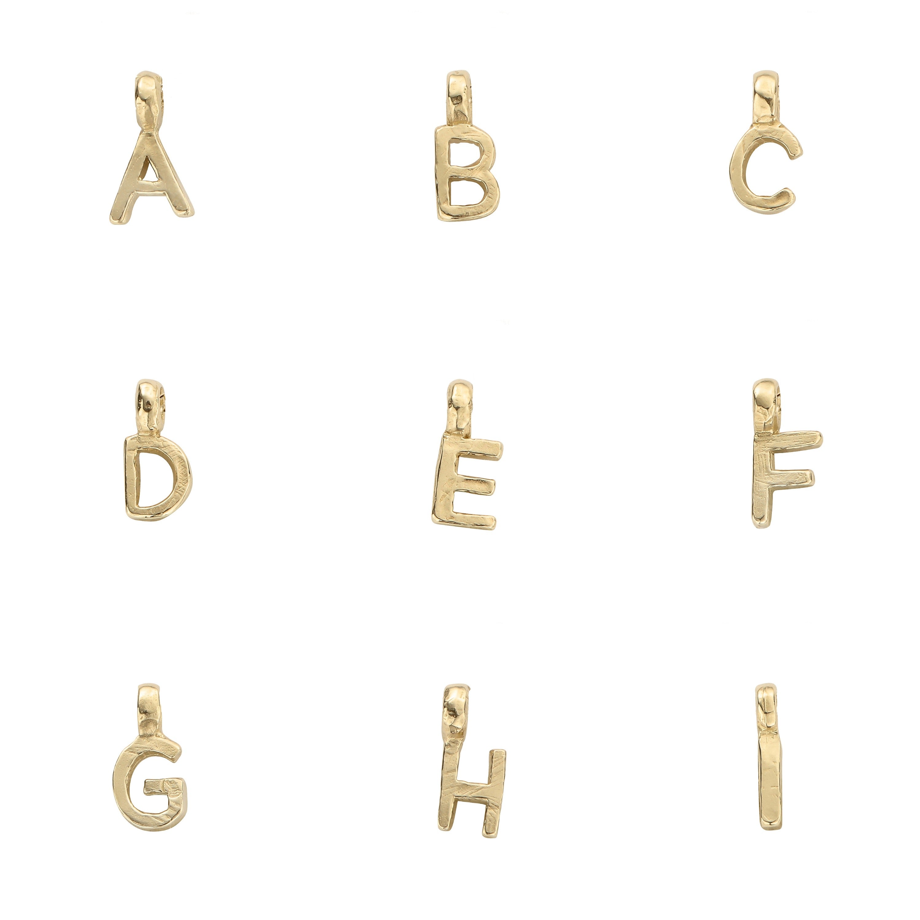 Silver & Gold Fixed Alphabet Necklace