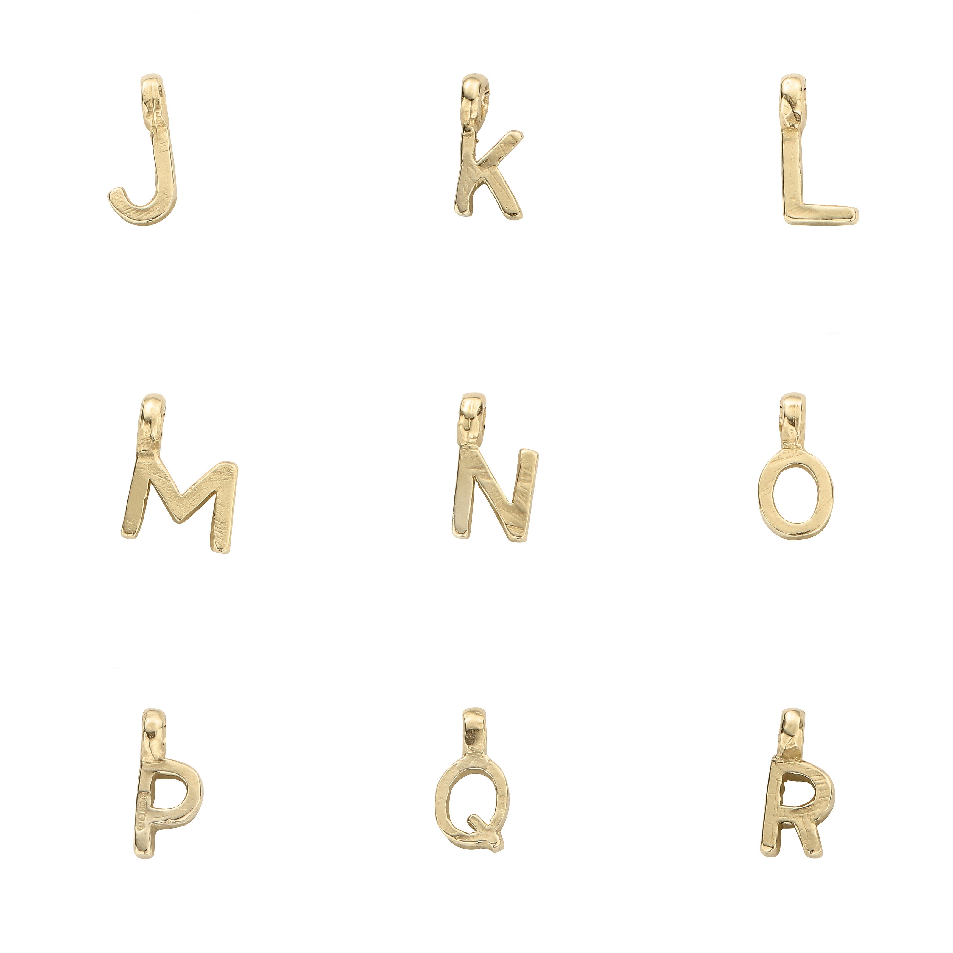 Gold Mini Alphabet Charm