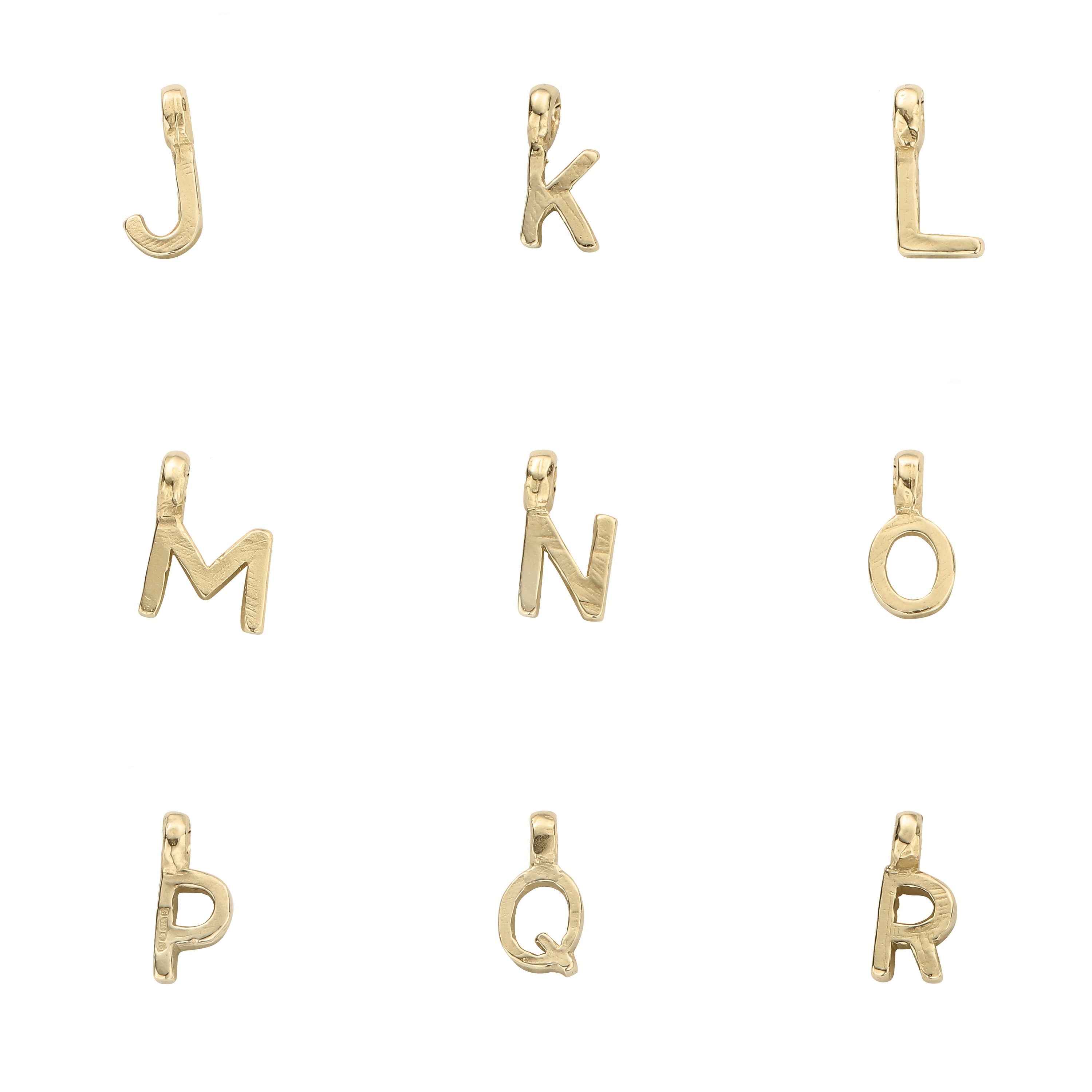 Silver & Gold Fixed Alphabet Necklace
