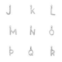 Child's Silver Fixed Alphabet Necklace