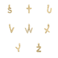 Silver & Gold Fixed Alphabet Necklace