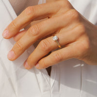 AMOR Gold Diamond Ring