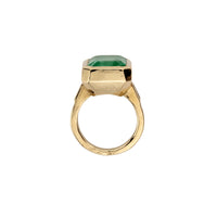 ANASTASIA Gold Emerald & Diamond Ring