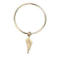 Gold Maxi Angel Wing Bangle