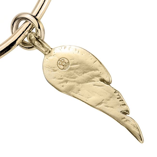 Gold Maxi Angel Wing Bangle
