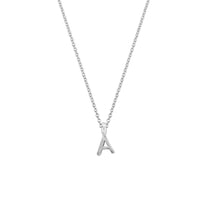 Child's Silver Mini Alphabet Necklace