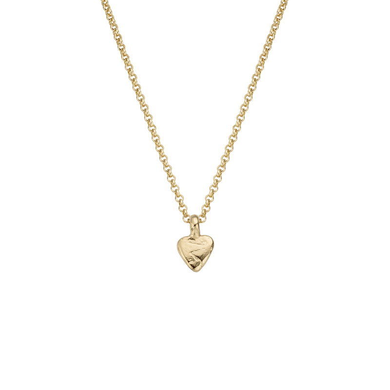 Gold Baby Heart Necklace