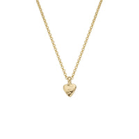 Children's Gold Baby Heart Necklace