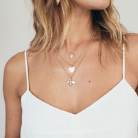 Rose Gold Baby Heart Necklace