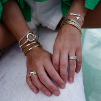 Silver Baby Heart Trace Chain Bracelet