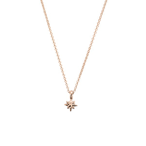 Rose Gold Baby North Star Necklace