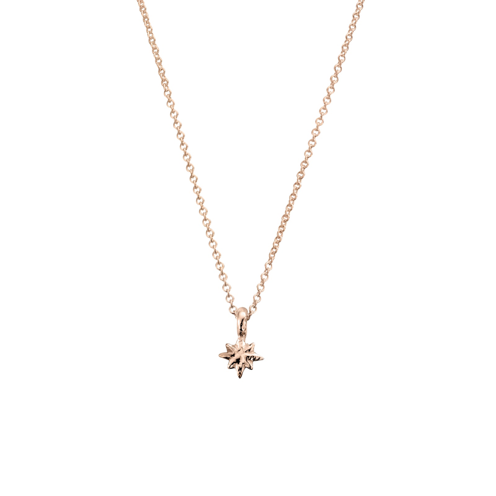 Rose Gold Baby North Star Necklace