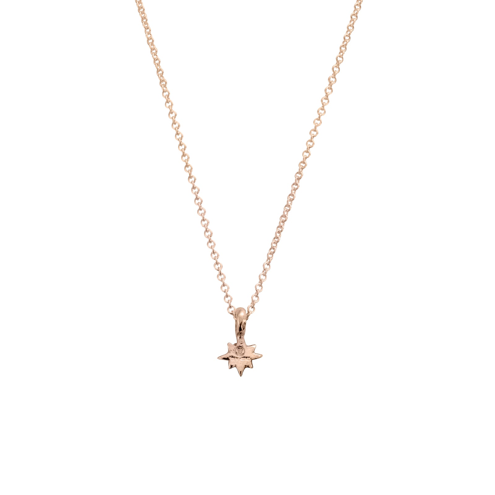 Rose Gold Baby North Star Necklace
