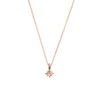 Rose Gold Baby North Star Necklace