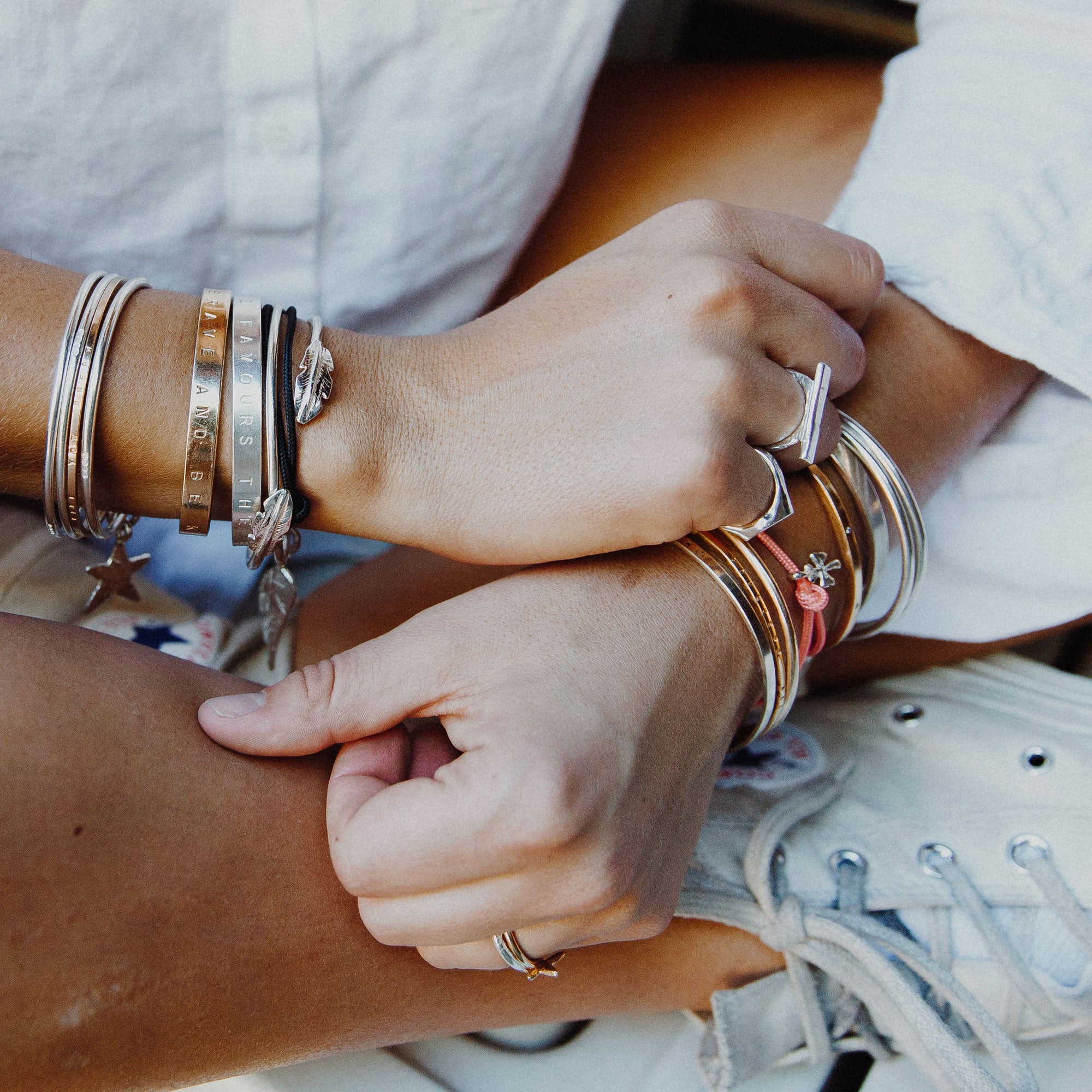 Silver Baby Shamrock Sailing Rope