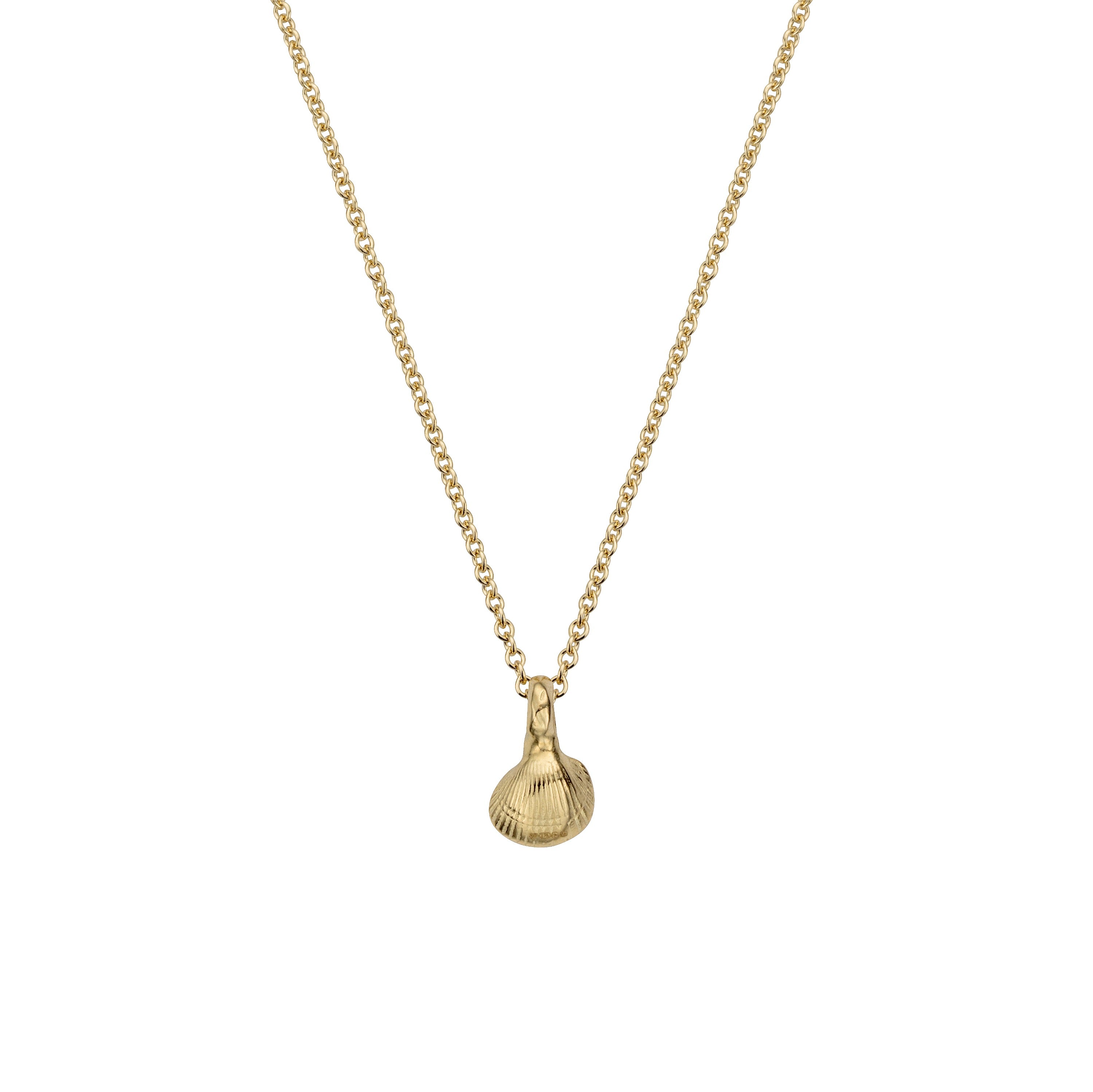 Children's Gold Baby Shell Necklace