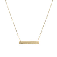 Gold Bar Necklace
