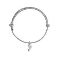 Silver Mini Best Friend Split Heart Sailing Rope