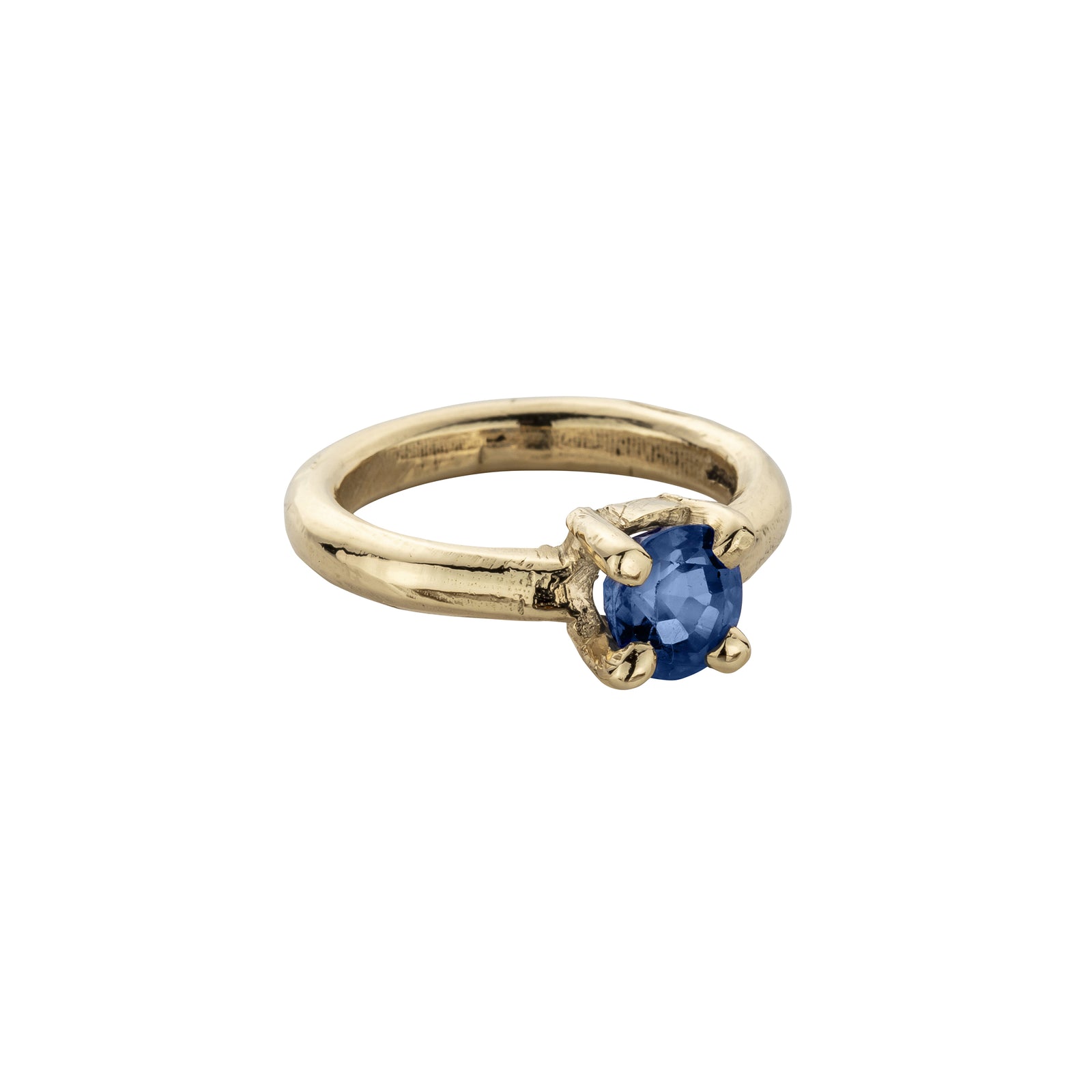 CAERULA Blue Sapphire Gold Claw Ring