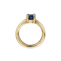 CAERULA Blue Sapphire Gold Claw Ring