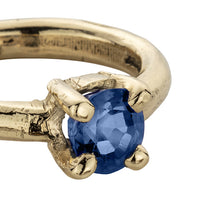 CAERULA Blue Sapphire Gold Claw Ring