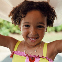 Children's Gold Fixed Alphabet Necklace