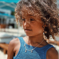 Child's Silver Fixed Alphabet Necklace