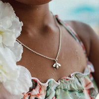Children's Silver Mini Honey Bee Necklace