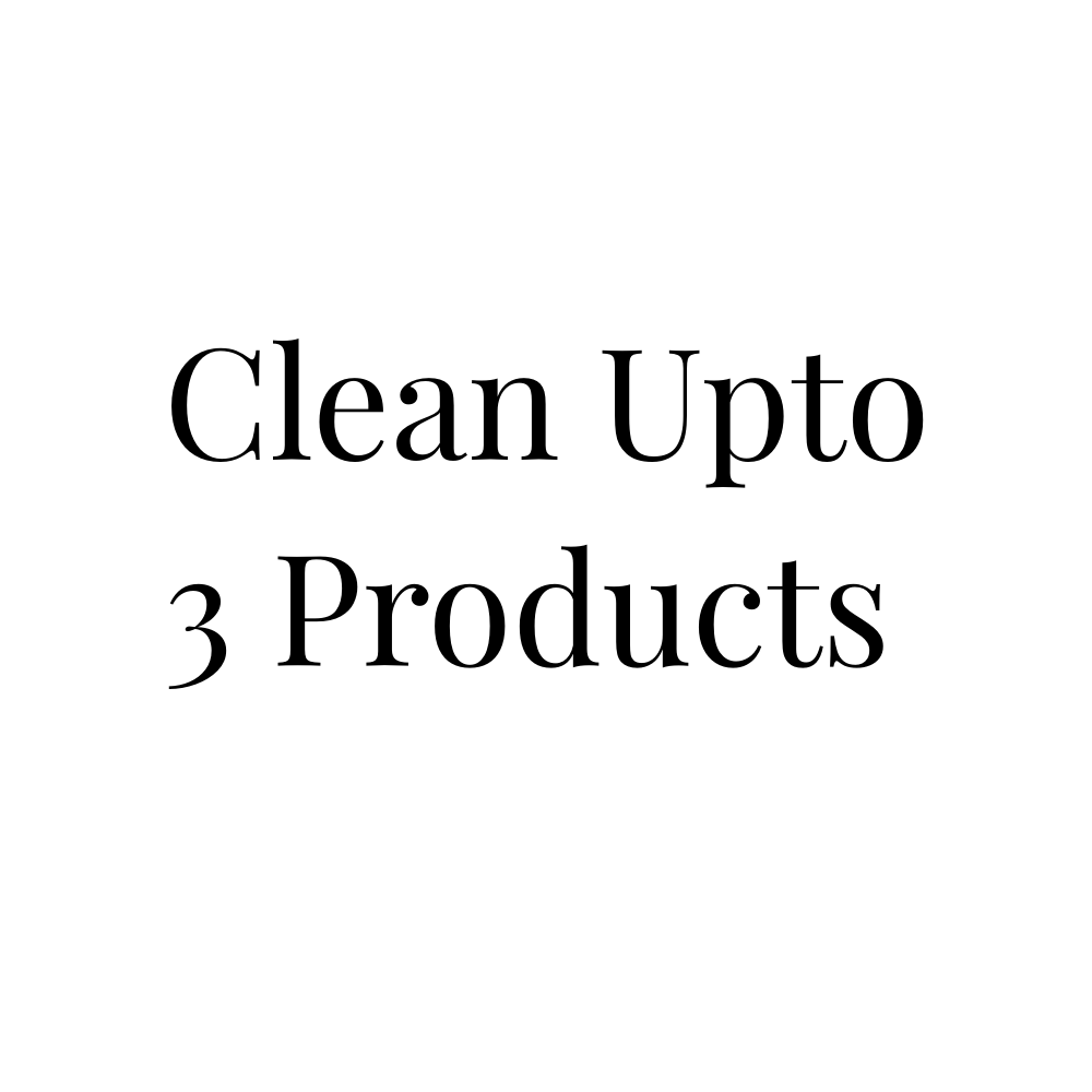 Clean Upto 3 Products