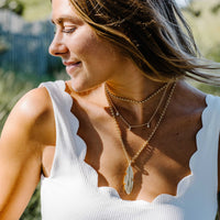 Gold Trio Diamond Necklace