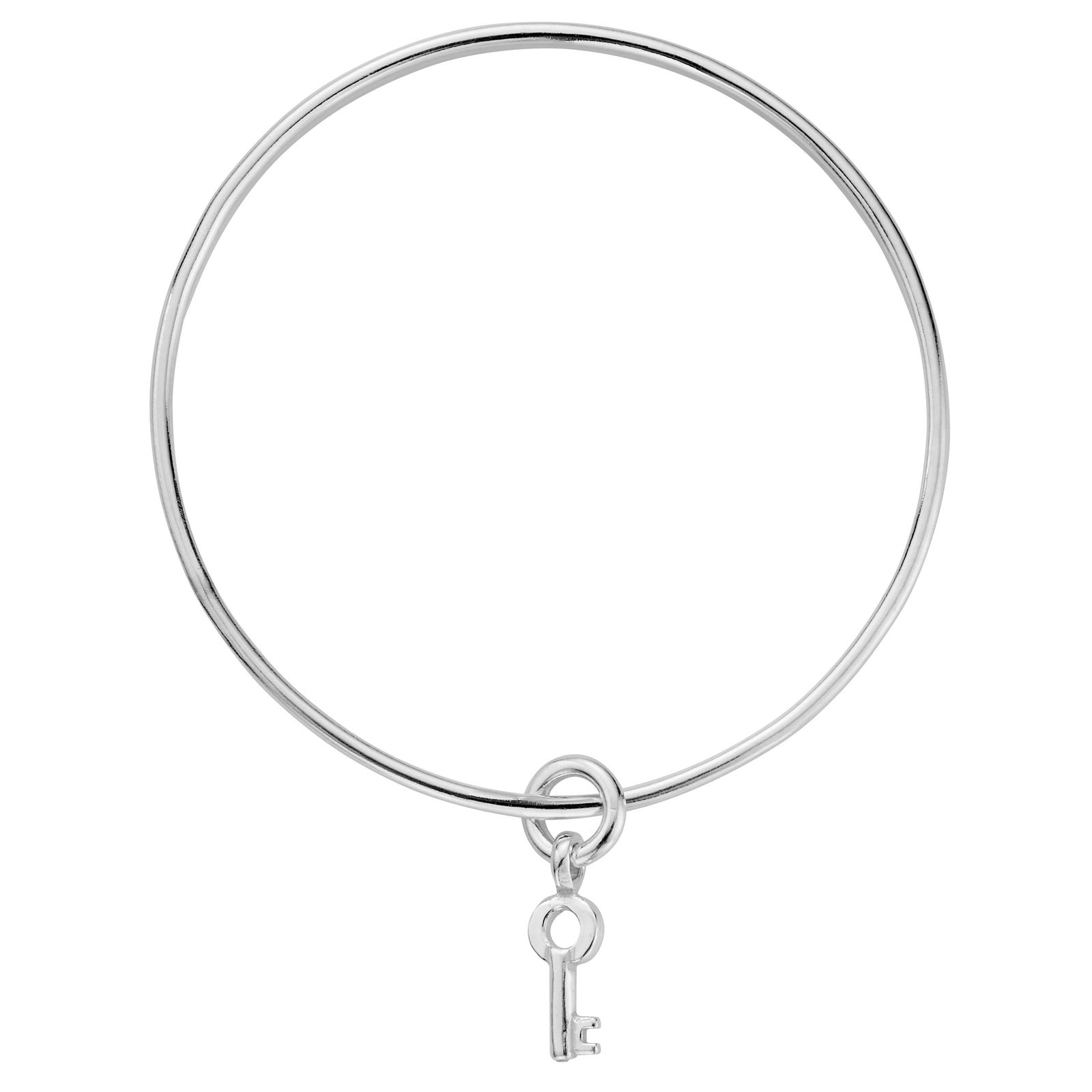 Silver Mini Dreamer's Key Bangle