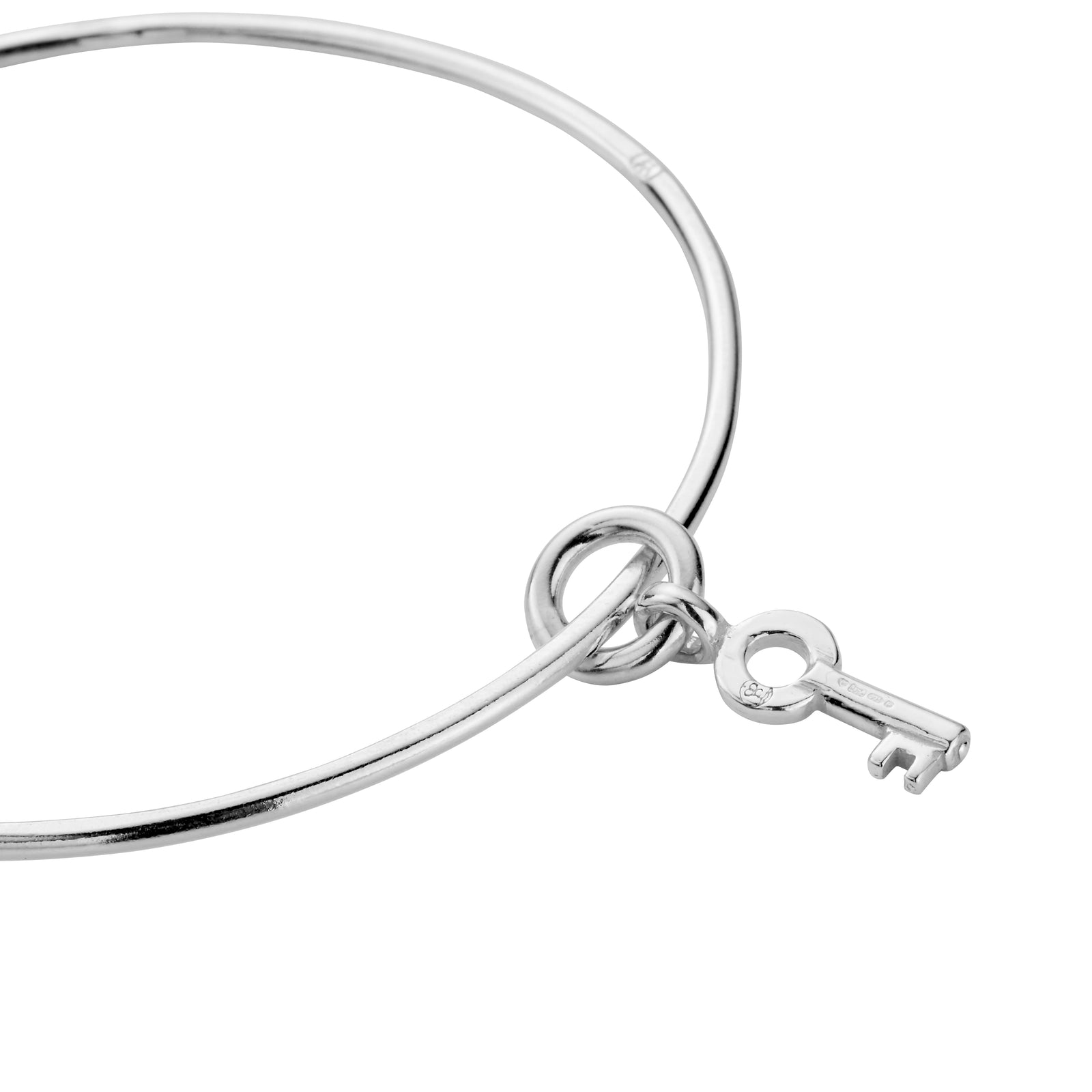 Silver Mini Dreamer's Key Bangle
