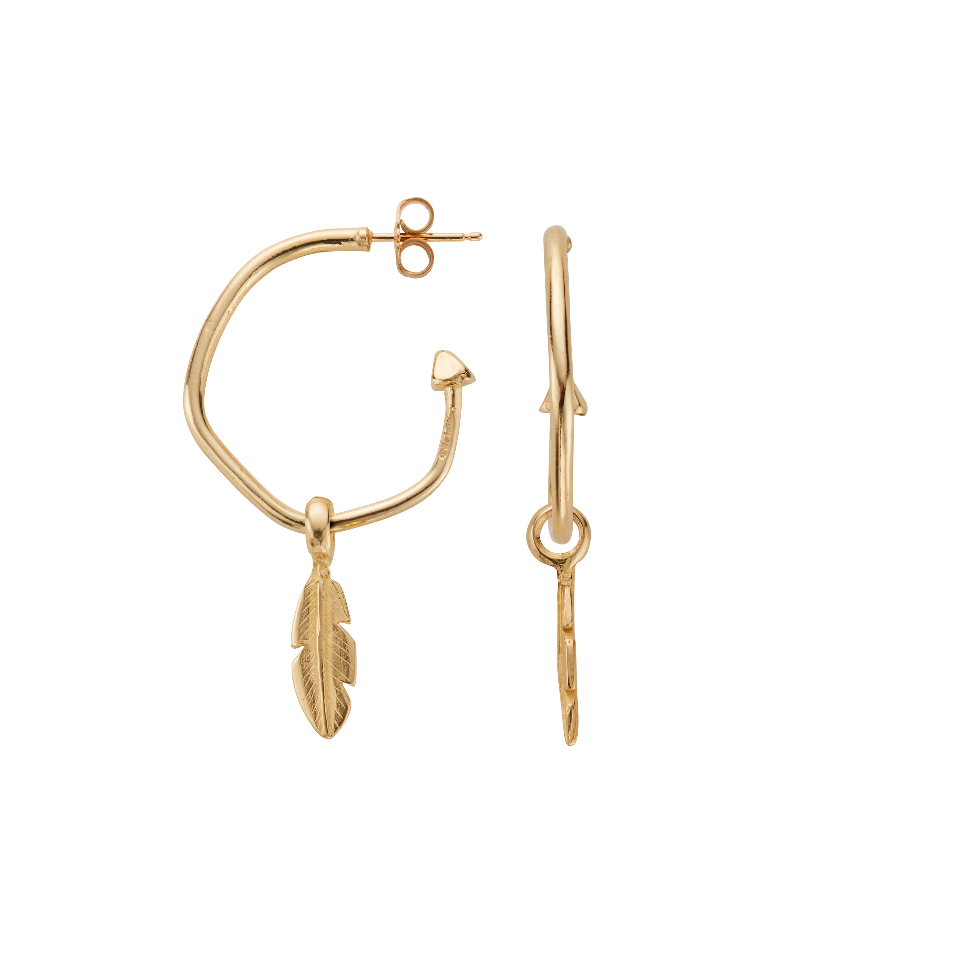 Gold Earring Charms