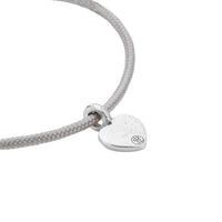 Silver Think of Me Heart Sailing Rope Bracelets