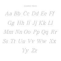 Silver Blue Topaz Moon & Stone Necklace