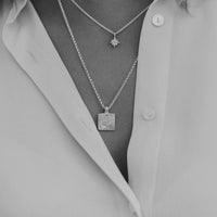 Silver & Gold Medium Capricorn Horoscope Necklace