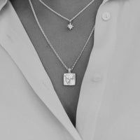 Silver & Gold Medium Leo Horoscope Necklace