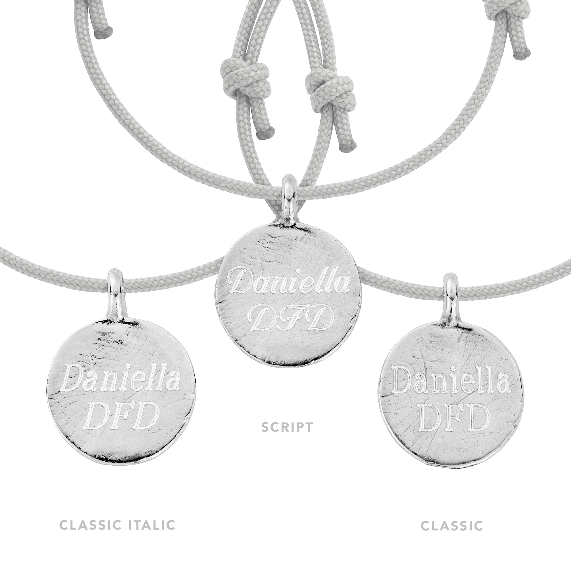 Silver Large Moon Sailing Rope