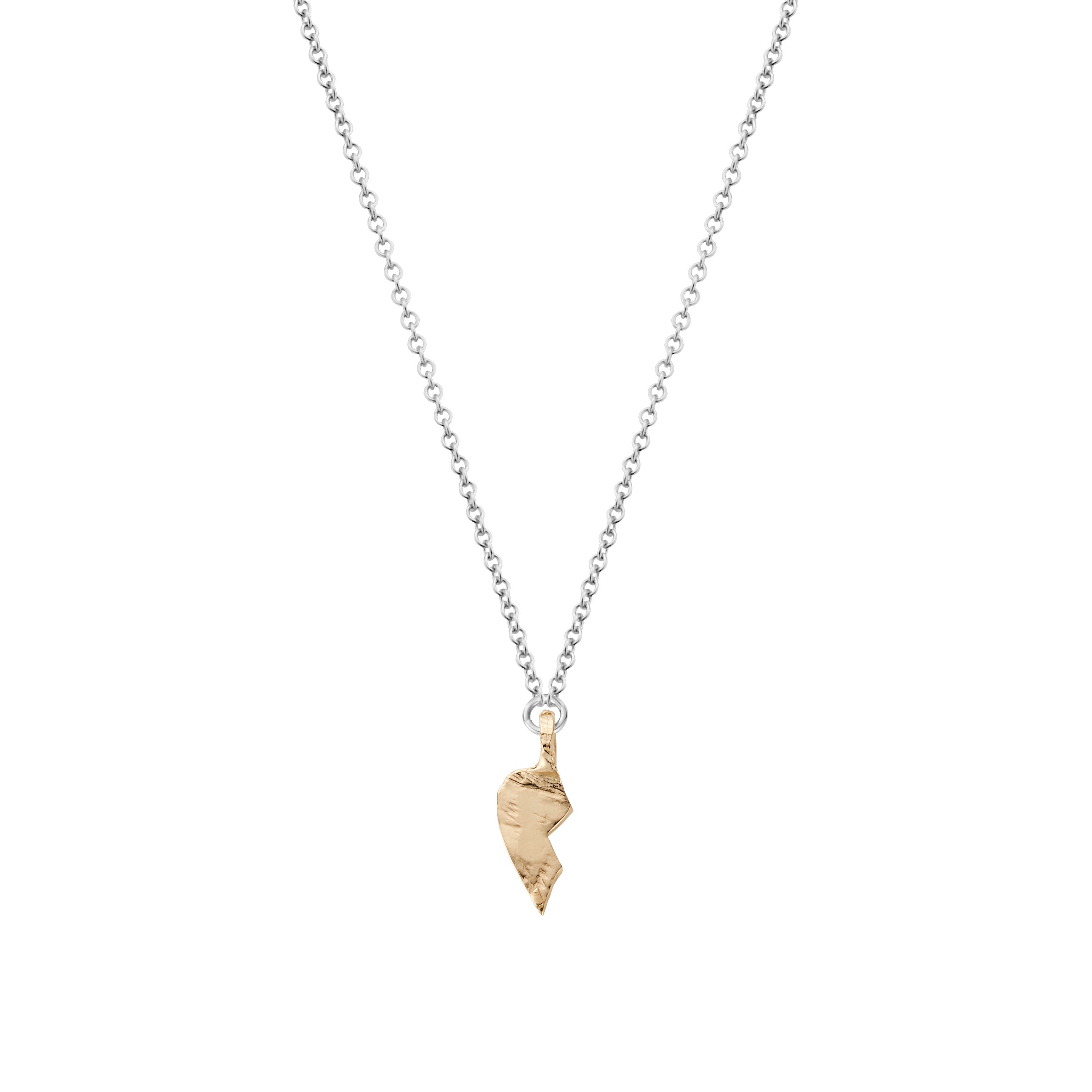 Silver & Gold Mini Best Friend Love Struck Necklace