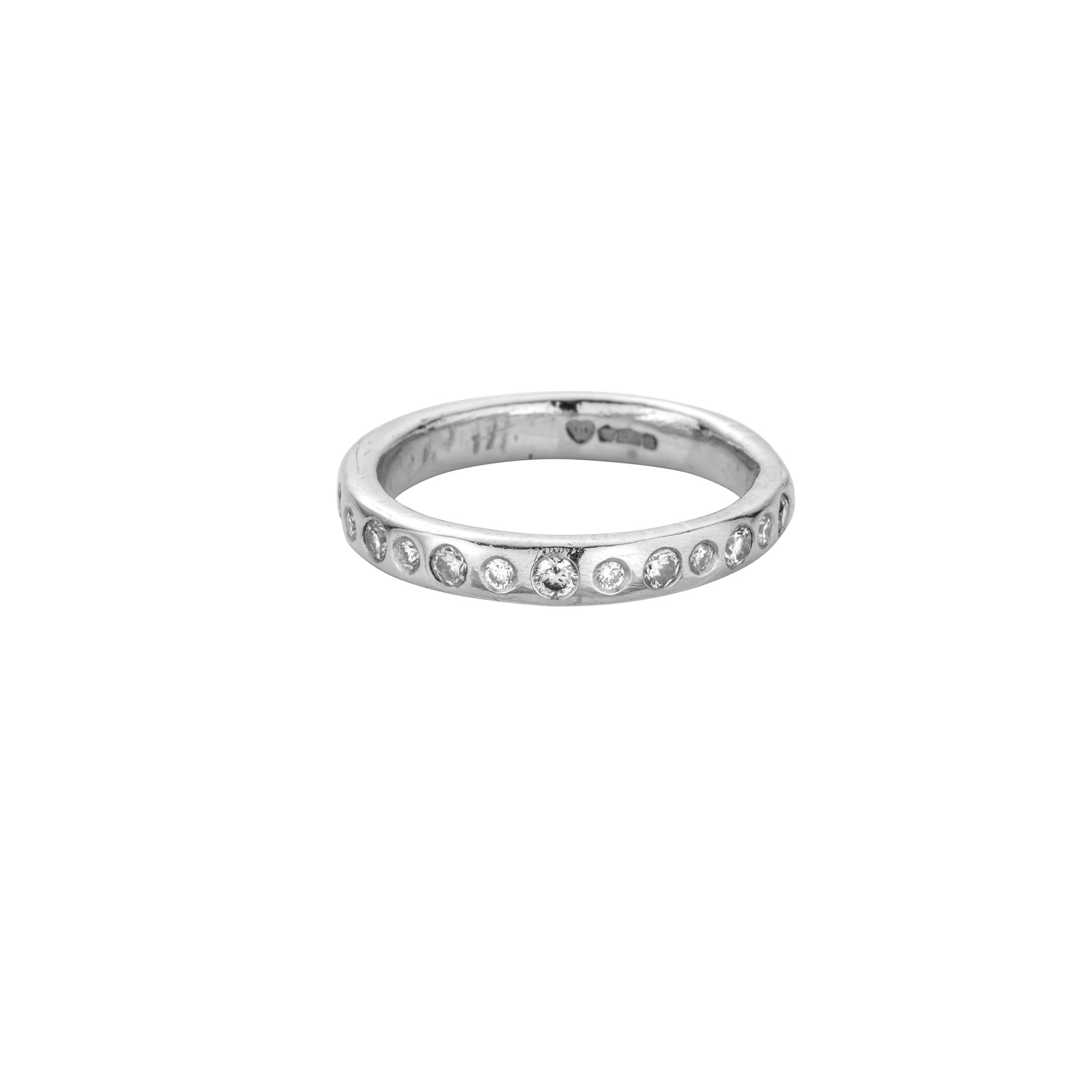 Platinum 13 Diamond Posey Ring
