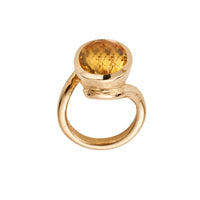SOLANA Gold Citrine Ring