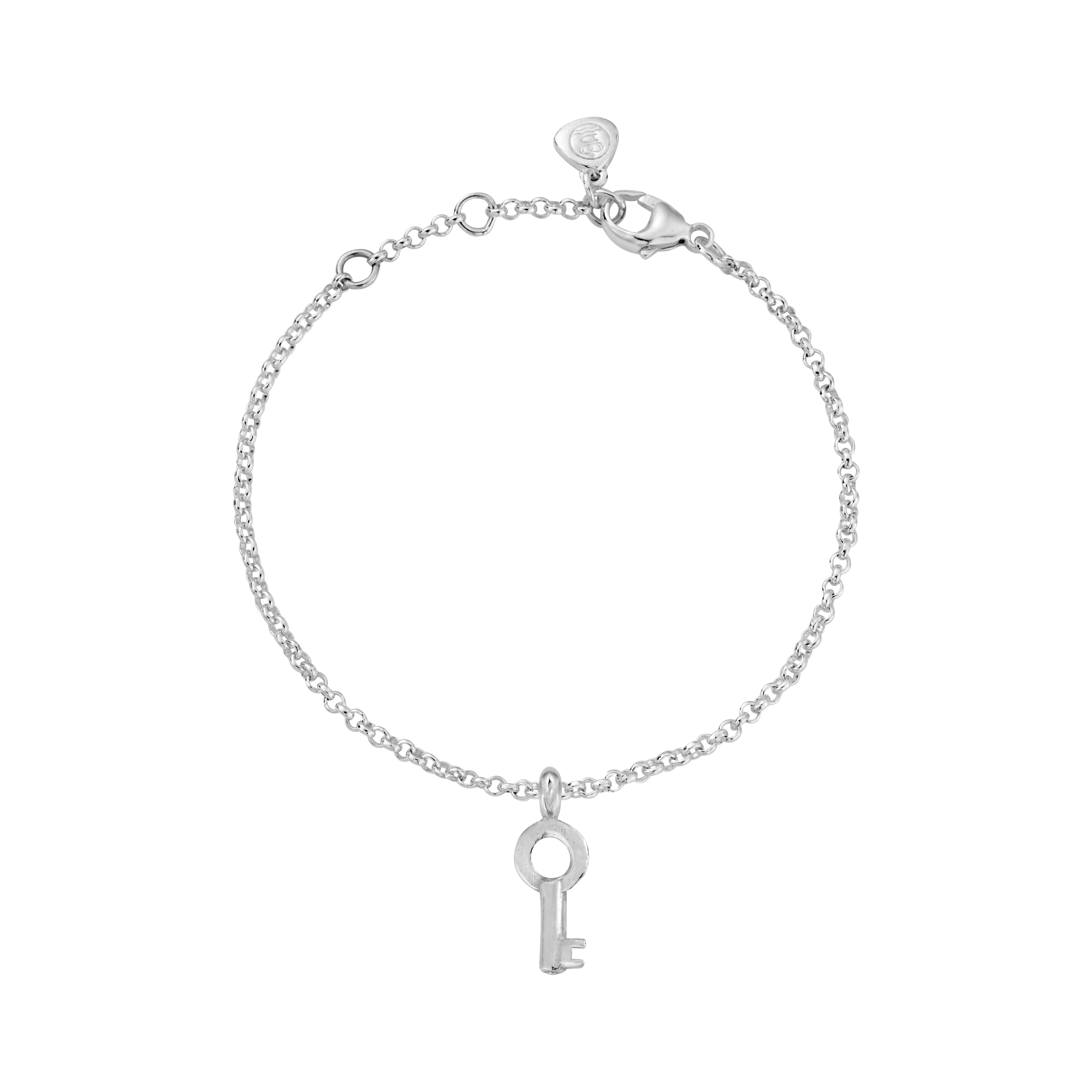 Silver Mini Dreamer's Key Chain Bracelet